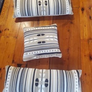 West Elm Mojave Pillows with filler Pillows.